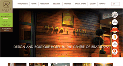 Desktop Screenshot of hotelmamas.sk