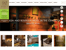 Tablet Screenshot of hotelmamas.sk